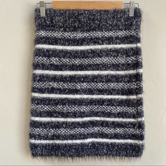 Zara Striped Sweater Mini Skirt - Picture 3 of 6